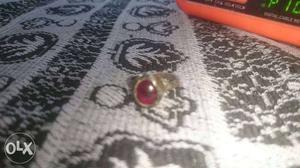 Red Cabochon Ring