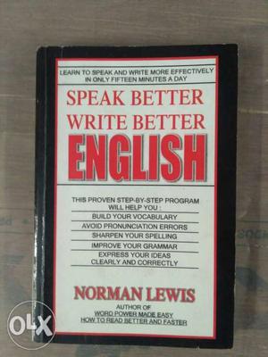 Speak Better Write Better English By Norman Lewis Book