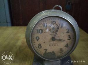 The clock is antique piece of the famous brand