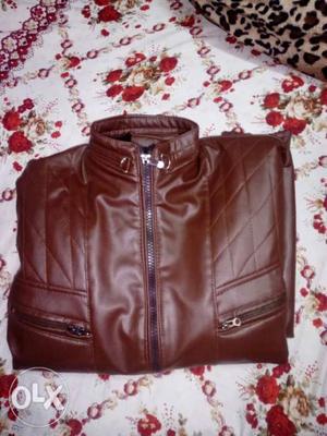 The newly leather jacket I want to sell