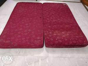 Two Coirfoam Red Mattresses 6X6