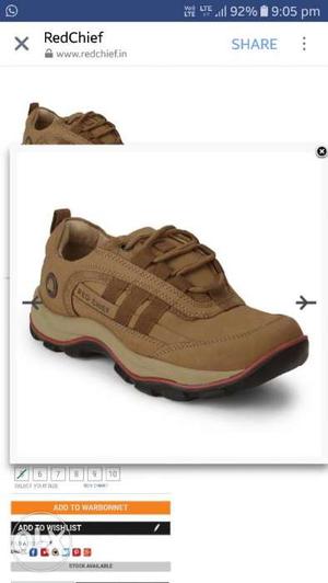 Unpaired Brown Hiking Shoe Screenshot