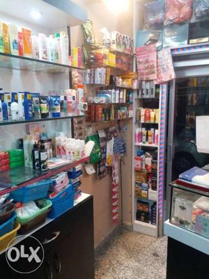Urgent sale my cosmetic shop with interior all