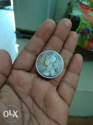 Victoria empress coin one rupees