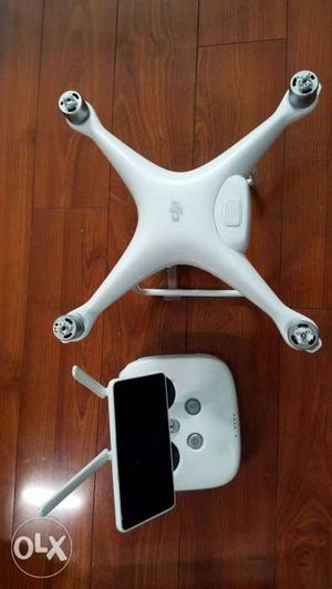 White DJI Phantom 4 Drone