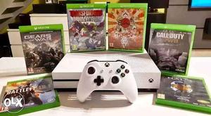 Xbox one 1 year company warrnaty 10 game plan emi