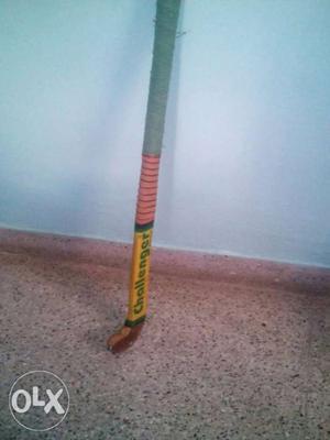 Yellow And Black Hockey Stick