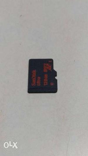 128gb sandisk memory card 3 months used