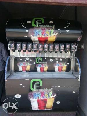 14 flavor soda machine in new condition with 2