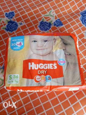 Baby huggies diaper- pack of two at 500rs