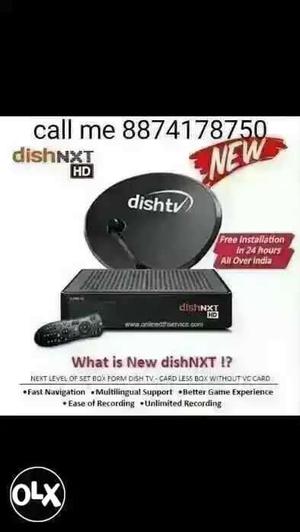 Call me .750 New dishtv hd nxt set top box