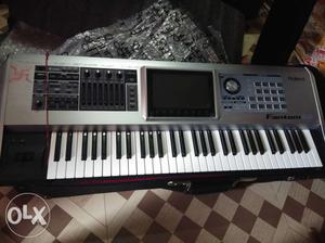 Gray Roland Fantom Electronic Keyboard