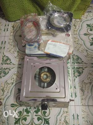 Gray Single-induction Gas Stove