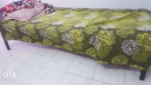 Green And White Floral Bed Linen