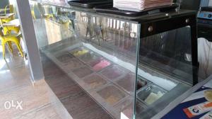 Ice cream display counter intrested person can pm