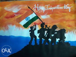 India Independence Day Drawing