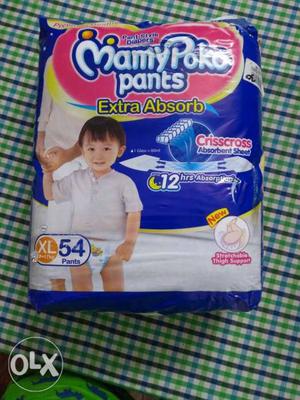 MamyPoko pants Extra Absorb. 54 Pants of XL size.