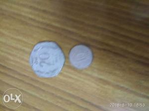 Old coins 20paise and 10paise...sell urgent...