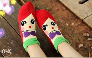 Pair Of Multicolored Socks