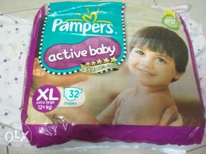 Pampers Active and Bella Baby.Size XL(12 kg