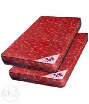 Quilted Red Bell Floral Pillow-top Mattress