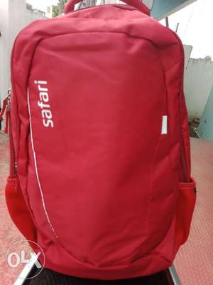 Red Safari Backpack