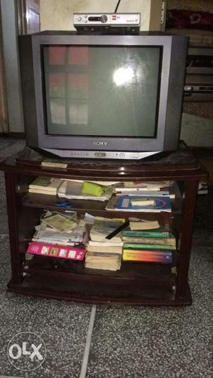 Sony tv with cabinet