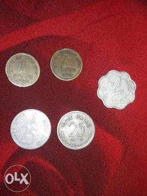 1 new pessa 2 coins, 25 pessa 2 coins and 2 pessa