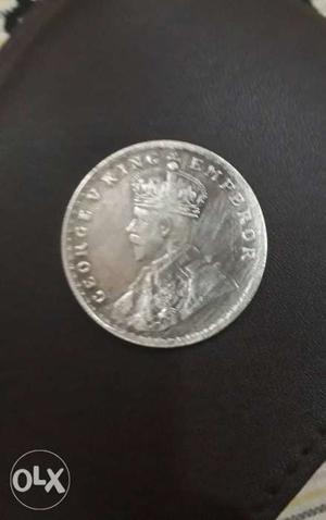 100 years old silver antique coin