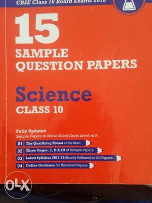 15 Sample Question Papers Science Book