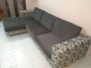 2 years old 3 seater + bed like sofa for urgent
