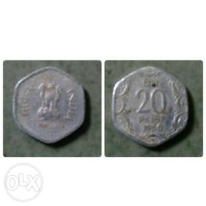 20 Indian Paise Collage