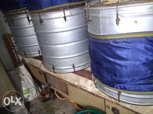 3 nashik dhol in good condition &all dhol inside