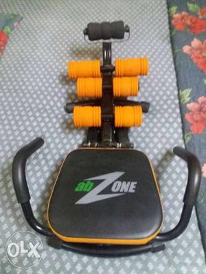 Black And Orange Ab Zone Exerciser