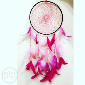 Black And Pink Dream Catcher