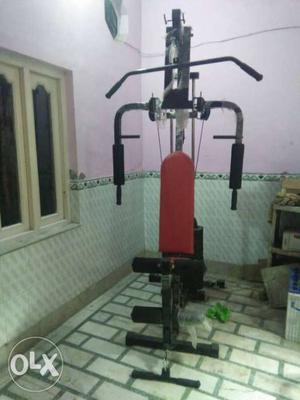 Black And Red full body workout machine 3 months old