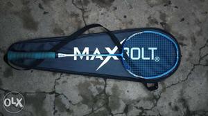Blue Max Bolt Badminton Racket With Bag