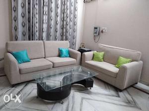 Brand New 5-seater sofa set with center table