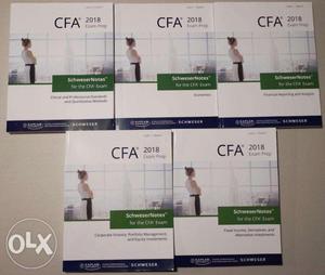  CFA Level 1 set (5 books + practice book)