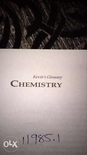 Chemistry Definitions and Explanation Book