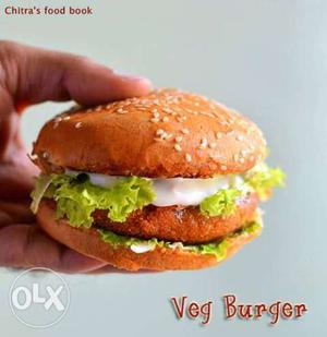 Chltra's Food Book Veg Burger