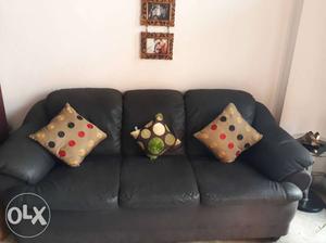 Excellent condition Godrej Interio Jineiro Leather 3seater