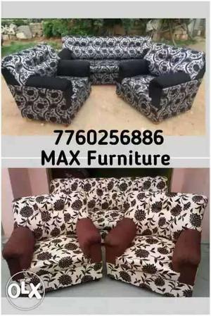 Excellent new luxury fabric sofa set with warranty