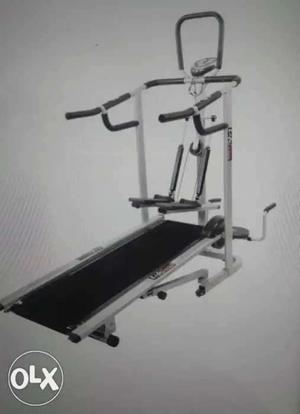 Gray And Black Combo Treadmill Screengrab
