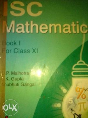 Isc book maths