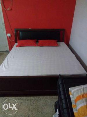 King size double bed with box storage