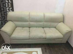 Milky white sofa in excellent condition