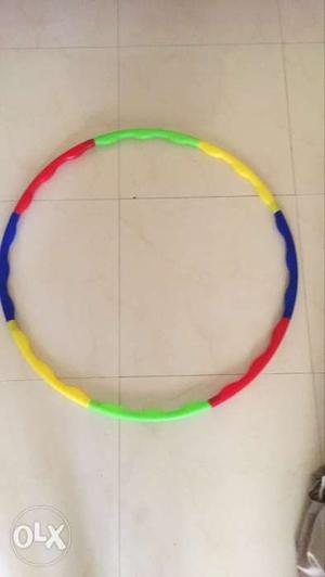 Multicolored Plastic Hula Hoop