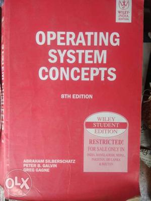 Operating System Concepts 8th Edition Book
