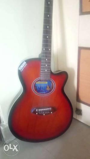 Orangeburst Venetian Cutaway Acoustic Guitar